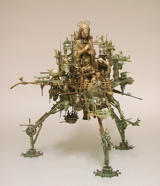 Illustration for article titled Apocalyptic Machine Scultpures are Wonderful in a Morbid, Sinister Sort of Way